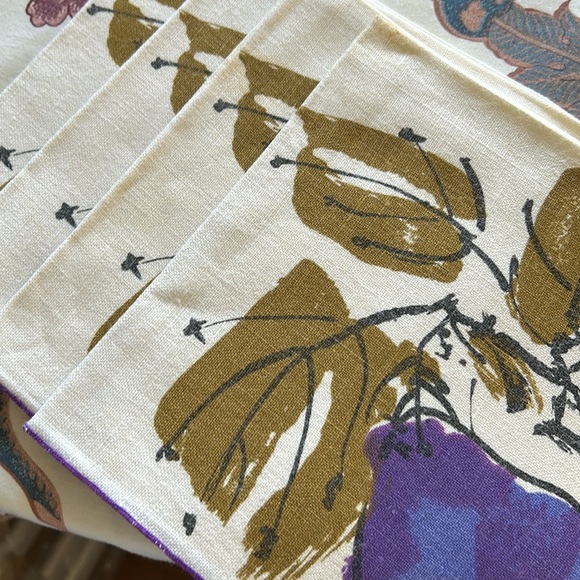 Vera Neumann Linen Napkins VINTAGE - Picture 4 of 4